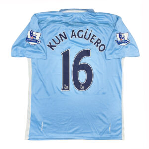 Manchester City 2011-12 maglia Umbro home #16 Kun Aguero