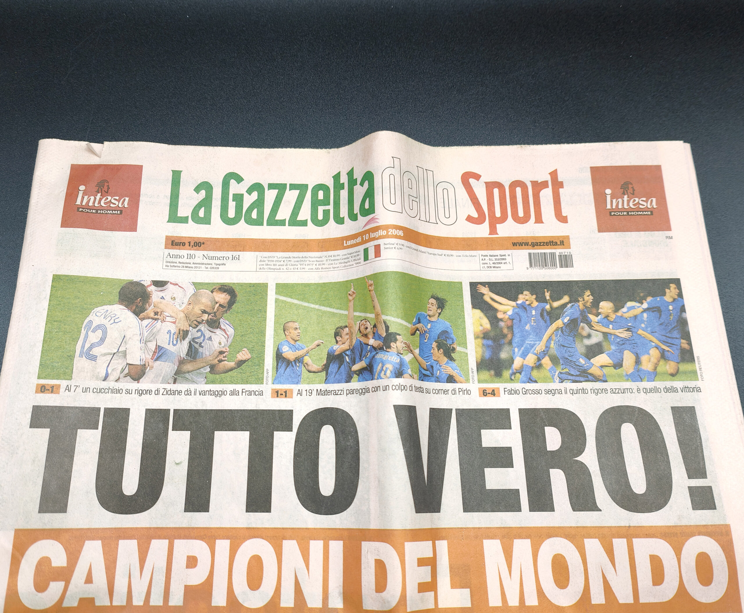 Mondiali Germania '2006 quotidiano Gazzetta dello Sport "Tutto vero" - immagine 5