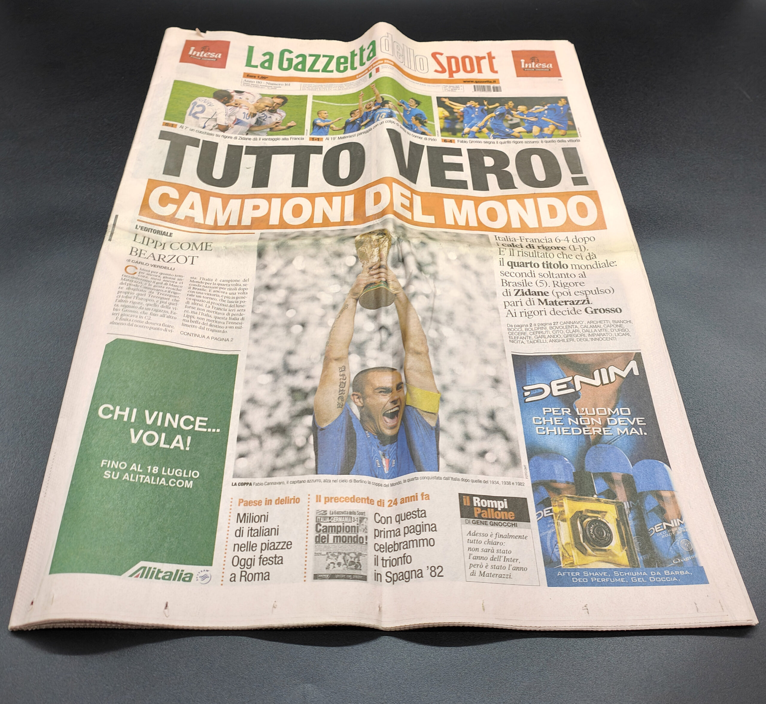 Mondiali Germania '2006 quotidiano Gazzetta dello Sport "Tutto vero" - immagine 4