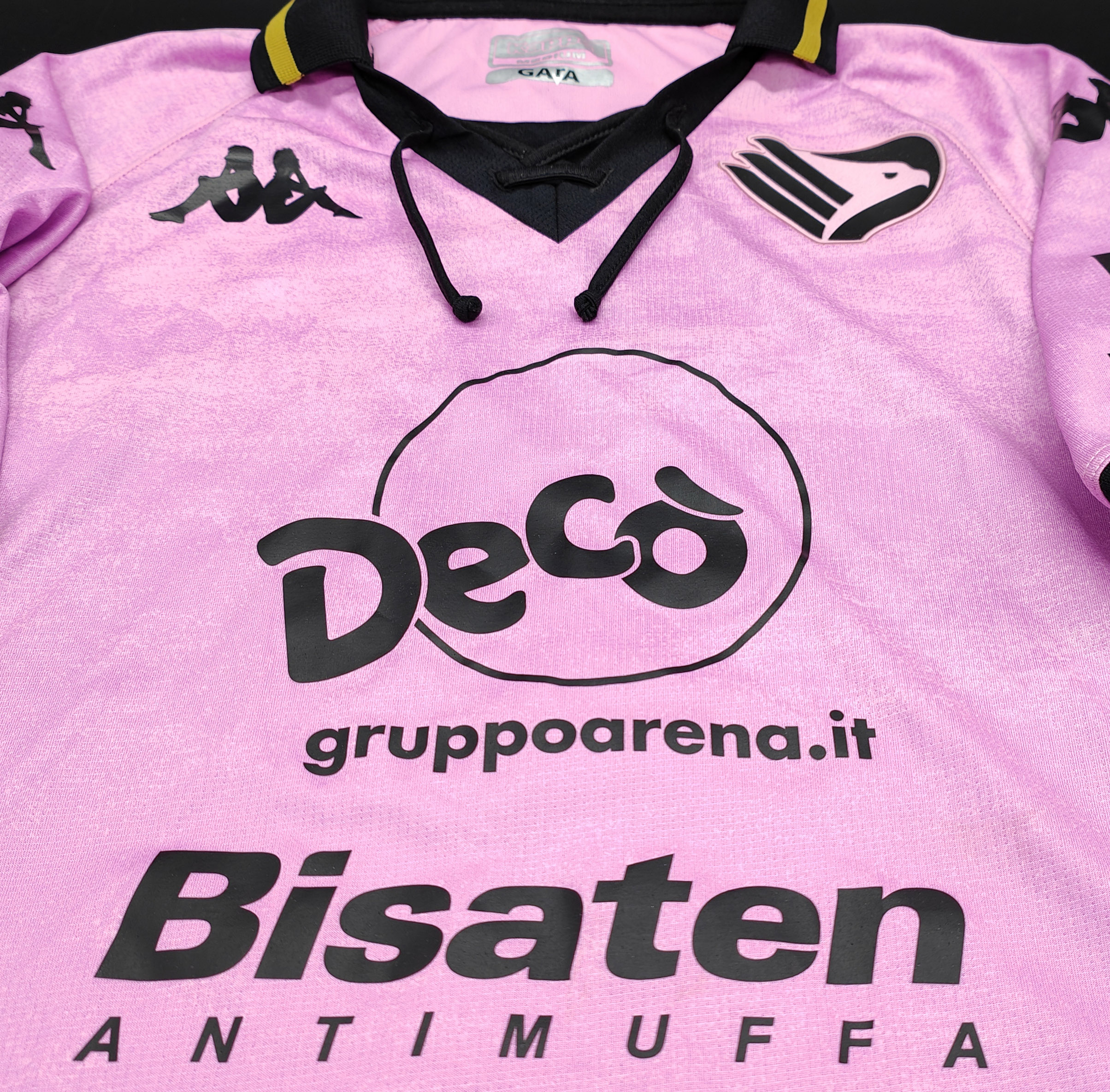 Palermo 2022-23 maglia Kappa home #5 Gomes matchworn - immagine 6
